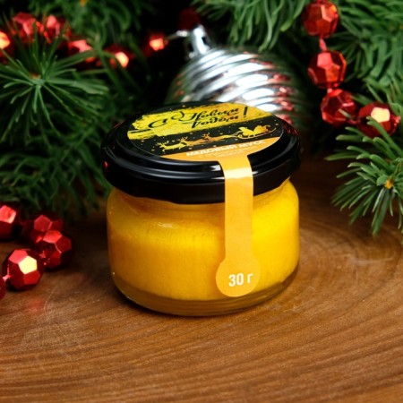 Honey mousse "Golden New Year", with orange zest, 30 g-2