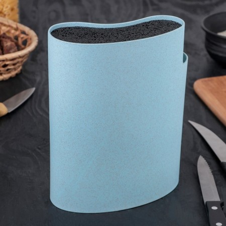 Stand for knives and cutlery "Tenderness", 18 × 11 cm, blue color-1