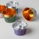 Form for baking cupcakes and cupcakes, confectionery packaging, "Flecture of Stone", Mix, 7 x 4 x 5 cm