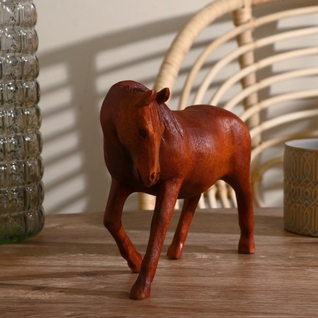 Souvenir tree "Horse" Dark 20x23x6 cm-4
