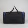 Road bag with lightning, 3 outer pockets, long belt, black/blue color