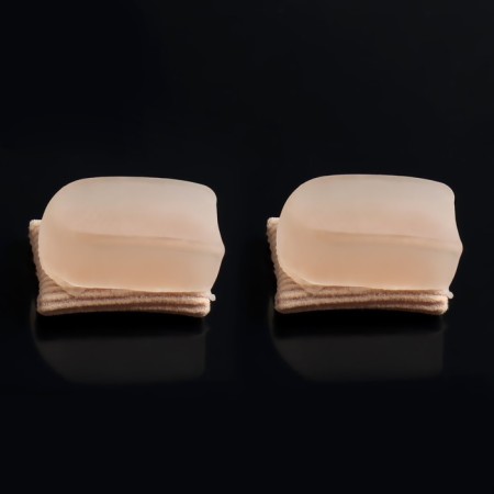 Correctors - dividers for thumbs, cuff, silicone, 3.5 × 2.5 cm, pair, beige color-2