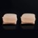 Correctors - dividers for thumbs, cuff, silicone, 3.5 × 2.5 cm, pair, beige color