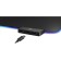 Mouse mat Defender Black XXL Hub Light, Game, 780x300x4 mm, backlight, black