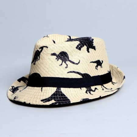 Panama Children's straw for the boy "Dinosaurus", river 52-54-2