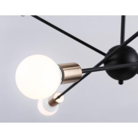 Lighting Lamp in the style of Ambrella Light, Loft, TR80435, 6HE27, black color, gold-5