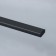 Clorine cornice is single -row, color: black, 160 cm