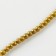 Glass beads, set 140 pcs., Size 1 pc. - 6 mm, color yellow gold