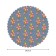The tablecloth "Spring flowers", round, Saten, d = 150 cm