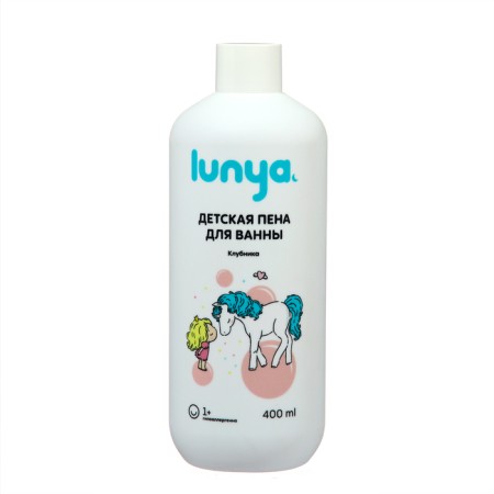 Bath foam children's lunya strawberries, 400 ml