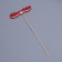 Topper with "Mommy" decor, red 13x3.6 cm