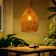 Ceiling Lamp from Rotan "Aivan" 1x120W, E27, 30x30x52 cm