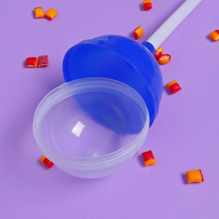 Plastic chupa-chups, blue-2