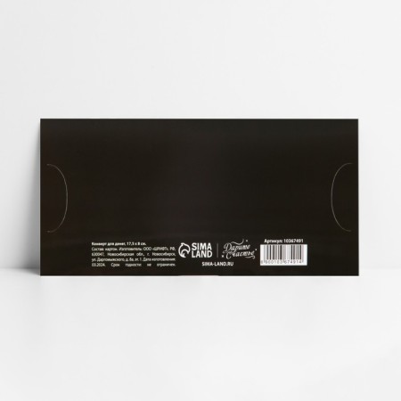 The envelope for Money Formal "Best", 17.5 x 8 cm-5