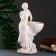 Figure with a pot "Girl with a basket" aged, 1l / 30x64x32cm