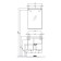 Aquaton mirror "Rene 60", 600x850 mm, LED lamp, shelf