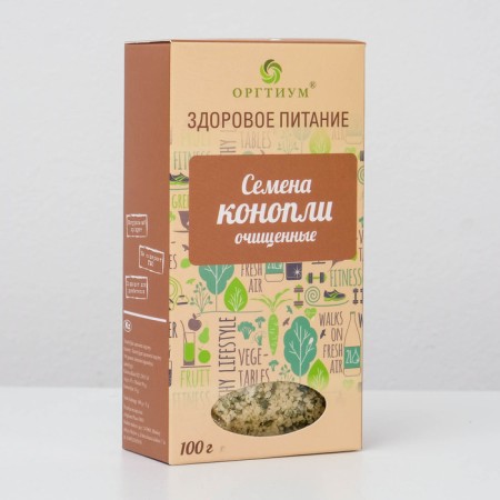 Hemp seeds, peeled nuclei, 100 g