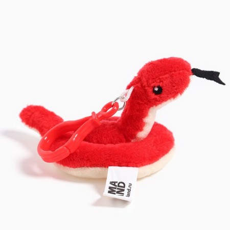 Soft toy "Snake", on a key fob, 6 cm, MIX color-2