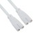 Connective wire for lamps, connector l/n, 30 cm, white