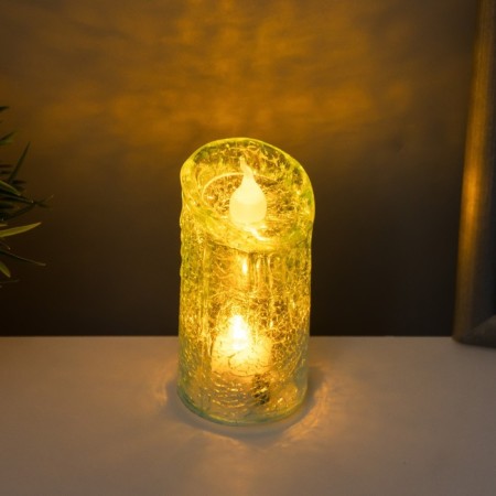 Nightmare "Blue candle" LED 1W from battery 3xlr44 5x5x16cm Risalux-2