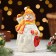 Souvenir "Snowman Friend", 13 cm, porcelain