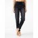 Women's jeans with a high landing CONTE Elegant Mom Fit, size S, color Washed Black