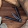 Bow Knife "Dragon" 17.5cm, blade 69mm/1mm, black