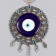 Suspension from the evil eye "Horive flowers" + 5 suspensions 10.3x25.2 cm