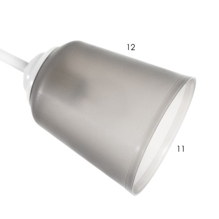 Causte "Online" (cylinder) 3x15W E27 Model: BR 00201 White/Black-4