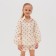 Блузка для девочки MINAKU: Cotton Collection цвет бежевый, рост 98