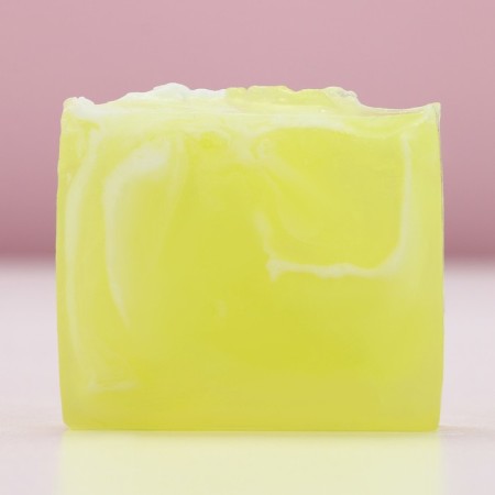 New Year. Handmade hand soap, 90 g, aroma of lemon and lemon balm-2