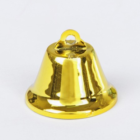 Bell for needlework, size 1 pc. - 3.8 cm, gold color-1