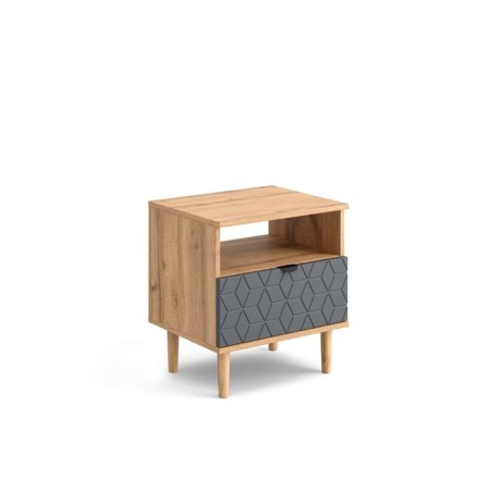 Denver Tumba 1 box, 498x406x539, oak woth / graphite