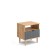 Denver Tumba 1 box, 498x406x539, oak woth / graphite