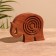 Puzzle-labyrinth "Elephant" 13x10 cm, tree shisham