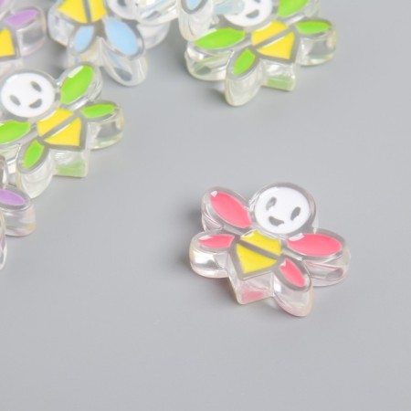 Acrylic Busina "Bee" Mix 2.2x2.7x2.7 cm-1