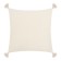 Decorative pillowcase "Ethel" BOHO, 45x45 cm, milk color, 100% cotton