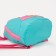 Baby backpack on lightning, turquoise color/pink