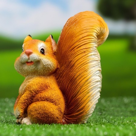 Garden figure "Squirrel Sonya" 13x8x14cm-3