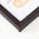 Photo frame plastic 21x30 cm 5 series, dark chocolate (plastic screen) _