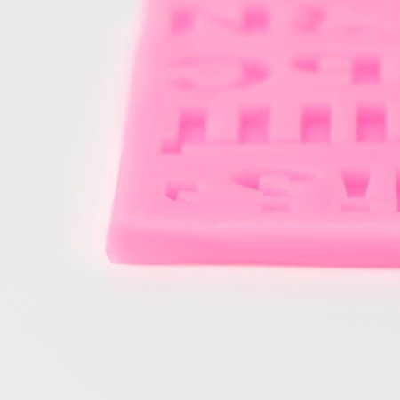 Mold "Alphabet Russian", silicone, 18.4 × 10.7 × 0.6 cm, color mix-4