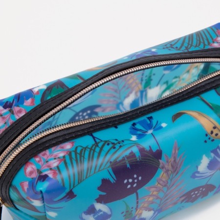 Lightning cosmetic bag, blue color-3