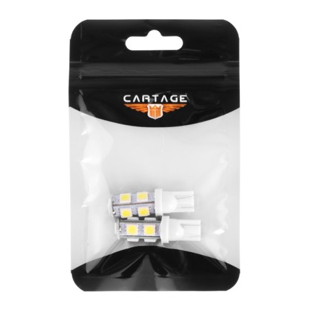 Auto Stuffing LED Cartage, T10 W5W, 12 V, 9 SMD-5050, set 2 pcs-2