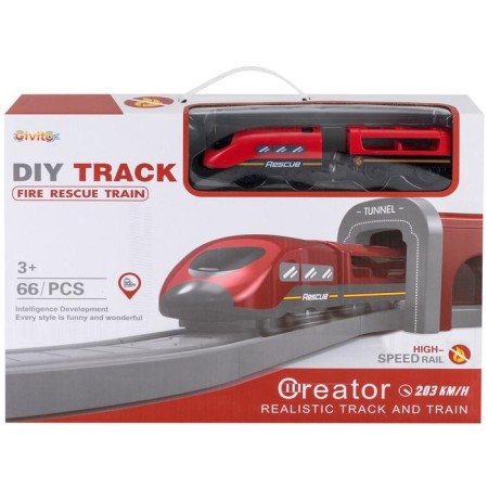Railway for children "Service Service", 66 items, on batteries-5