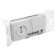 Block "Kuntsevo" 5827 Bella BKVR-038, 2 keys, with a socket, white