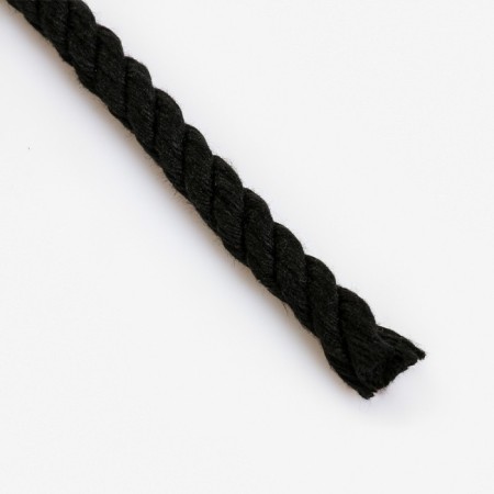 Cotton rope 6 mm (120 m) black-5