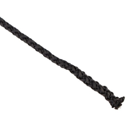 Knitting cord "Classic" without a core 100% polyester width 4mm 100m (t.-gray)-1