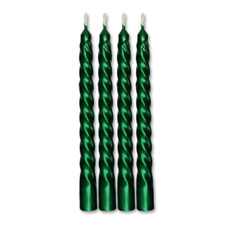 Candles twisted "Happy New Year", 4 pcs, 6.8 x 16 x 2 cm-3