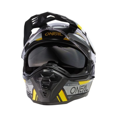 Sneakers with o’neal d-Srs Square V24, ABS, matte, yellow/black, M-3