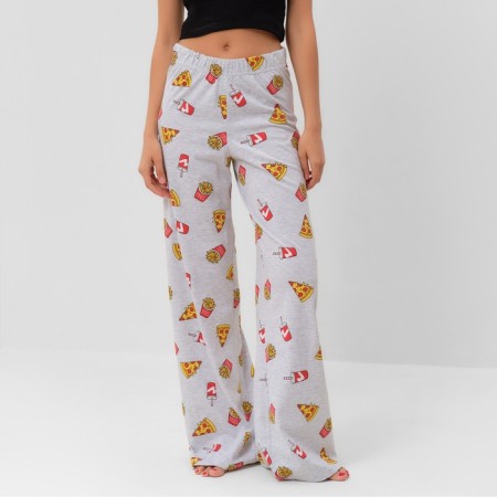 Women's pants straight kAFTAN "pizza" p. 48-50, gray